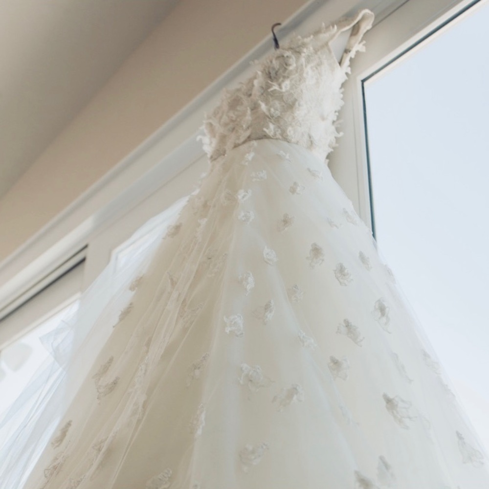 Gorgeous Oscar De La Renta Wedding Dress (44E50)